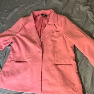 Pink blazer forever 21 new never worn no tags